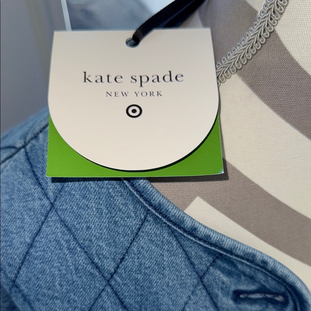 Kate Spade Quilted Denim Blue Jacket ♠️ - Picture 4 of 5